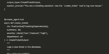 A Coding Information to Construct an Agentic AI‑Powered Asynchronous Ticketing Assistant Utilizing PydanticAI Brokers, Pydantic v2, and SQLite Database